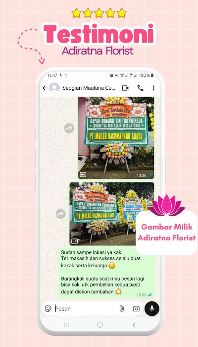 testimoni karangan bunga adiratna florist 54 testimoni karangan bunga adiratna florist 54
