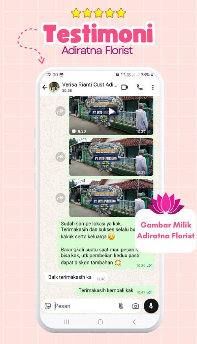testimoni karangan bunga adiratna florist 55 testimoni karangan bunga adiratna florist 55
